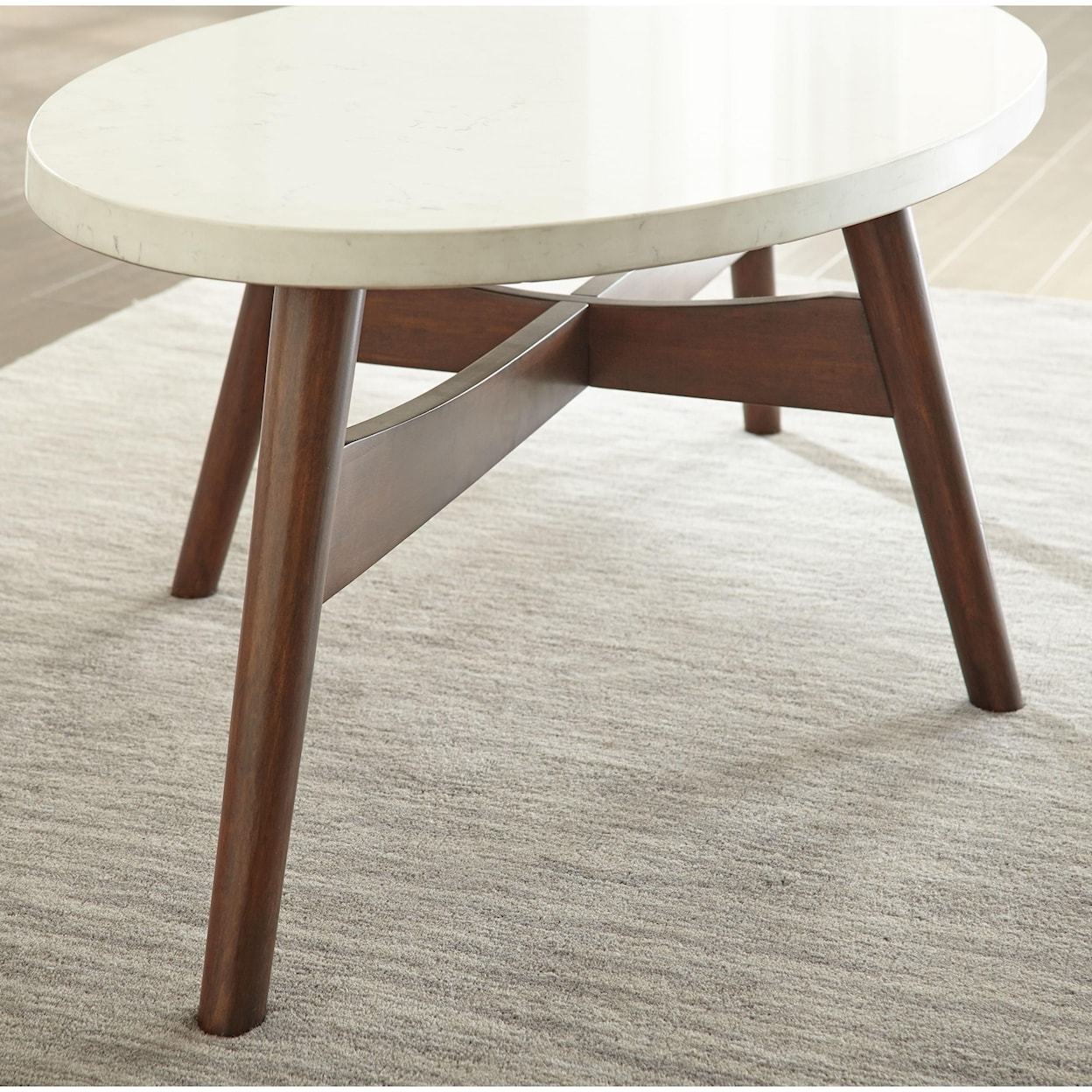 Prime Serena Silverstone&reg; Oval Cocktail Table