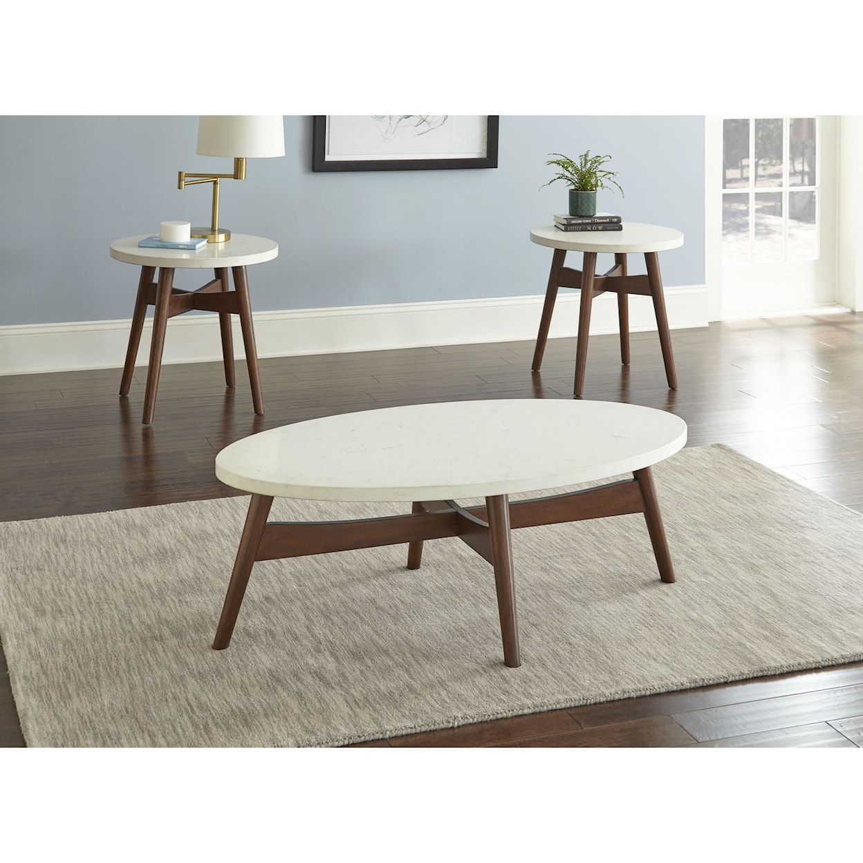 Prime Serena Silverstone&reg; Round End Table