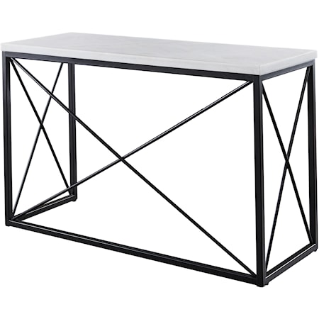 SKY WHITE MARBLE SOFA TABLE |