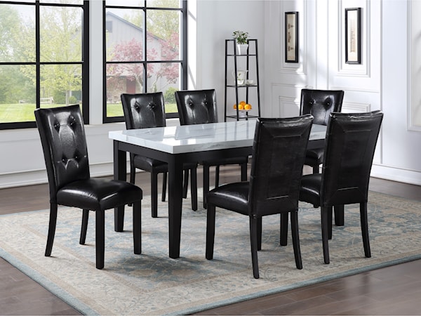 7-Piece Table and Chair Set