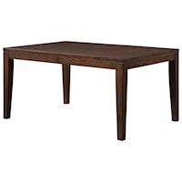 Casual Extension Dining Table with Removable Leaf