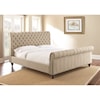 Steve Silver Swanson Queen Upholstered Sleigh Bed