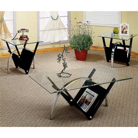 Glass Top Occasional Table Group