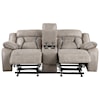 Steve Silver Tyson Manual Reclining Glider Loveseat