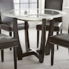 Steve Silver Verano 45" Round Glass Top Dining Table
