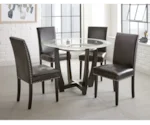 Prime Verano 45" Round Glass Top Dining Table