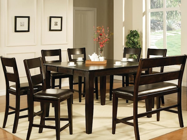 8 Piece Counter Height Dining Set