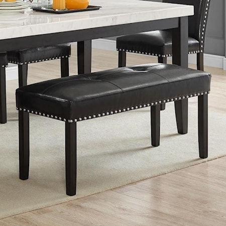 Brinnon Dining Bench w/ Nailhead