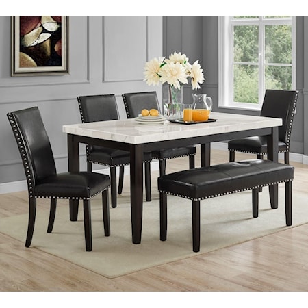 WESTBY CARRERA 6 PC TABLE |