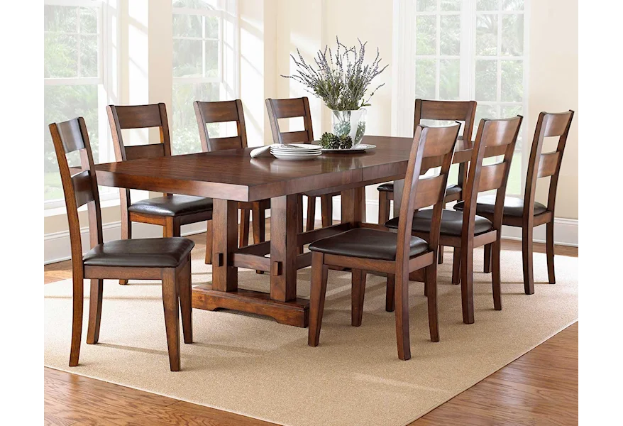 Zappa 9 Piece Dining Set by Steve Silver at Galleria Furniture, Inc.