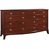 Stickley Classics Cherry and Mahogany Whitehall Master Dresser