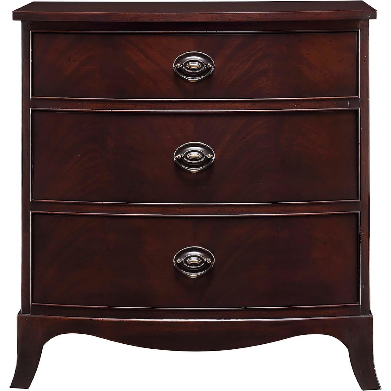 Stickley Classics Cherry and Mahogany Whitehall Three-Drawer Nightstand