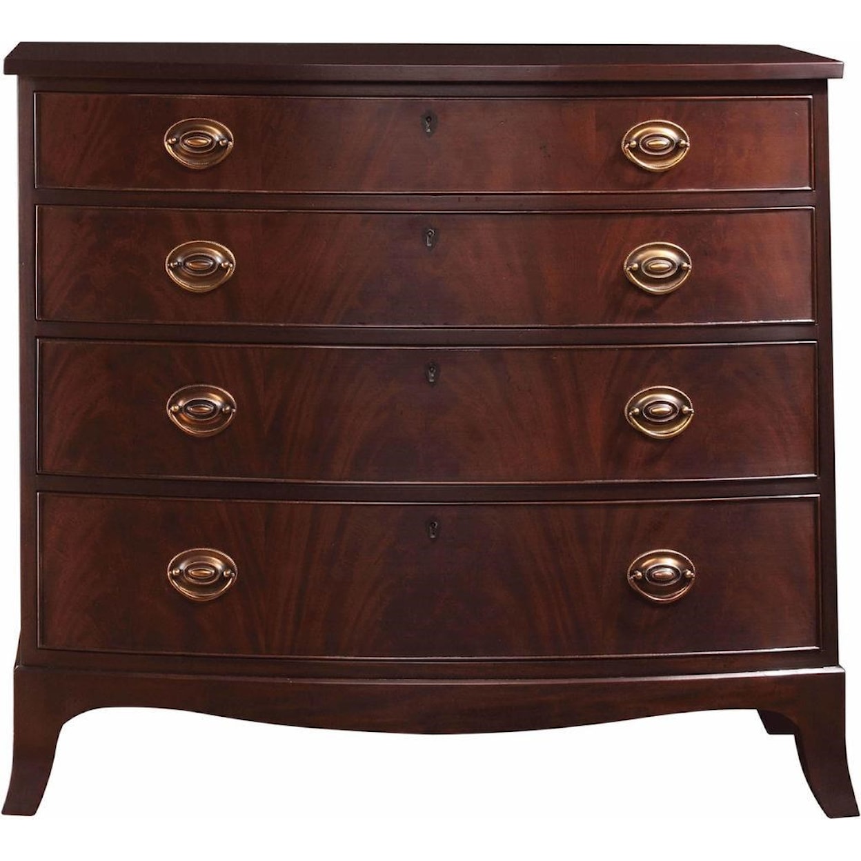 Stickley Classics Cherry and Mahogany Whitehall Four-Drawer Nightstand