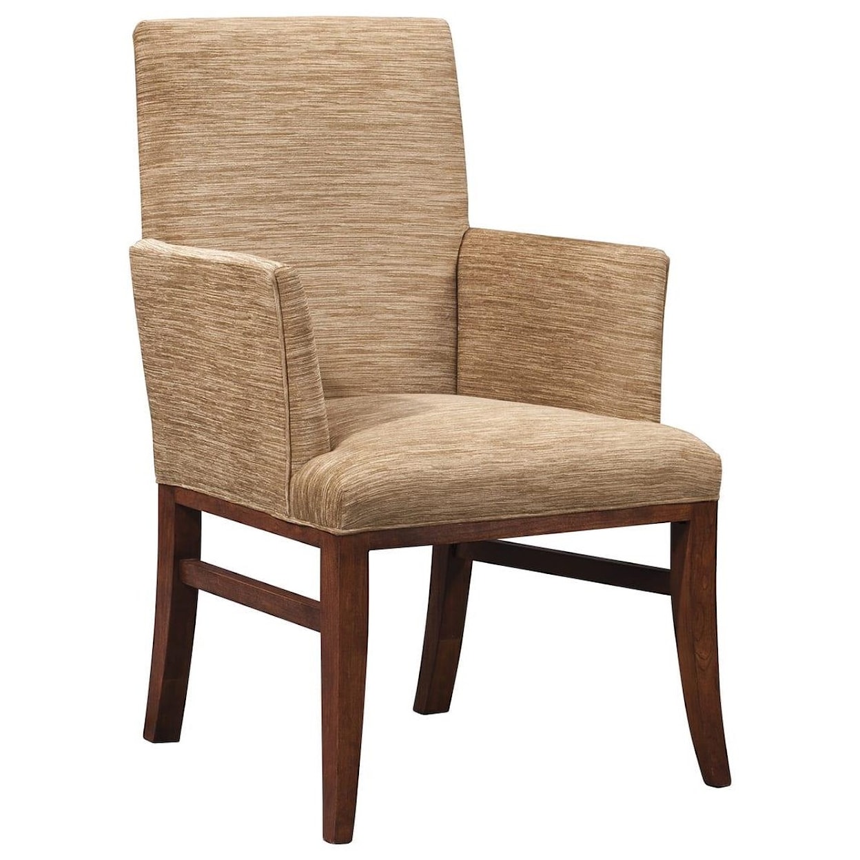 Stickley Classics Cherry and Mahogany Brighton Arm Chair