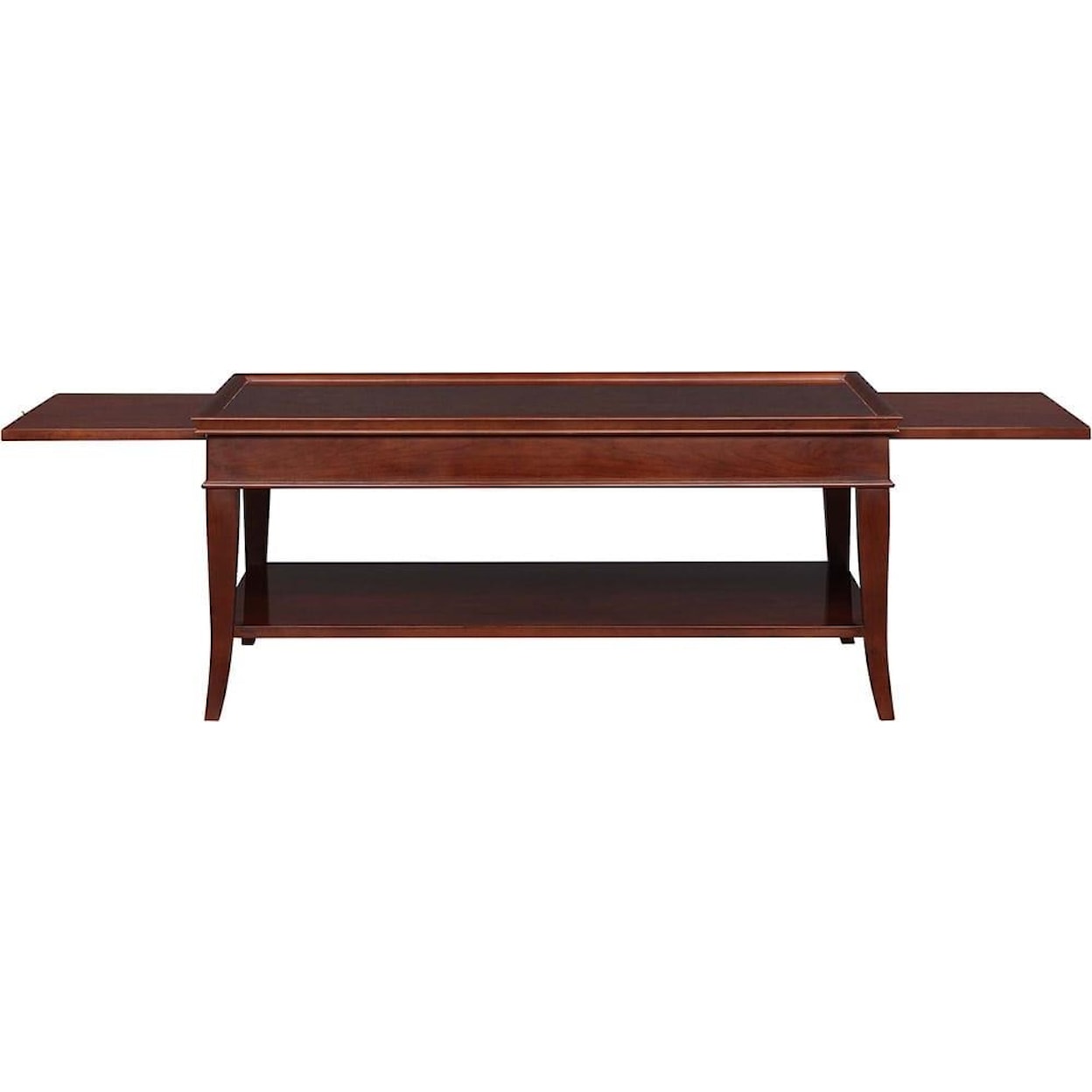 Stickley Classics Cherry and Mahogany Brewster Cocktail Table