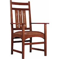 Harvey Ellis Arm Chair in Oak