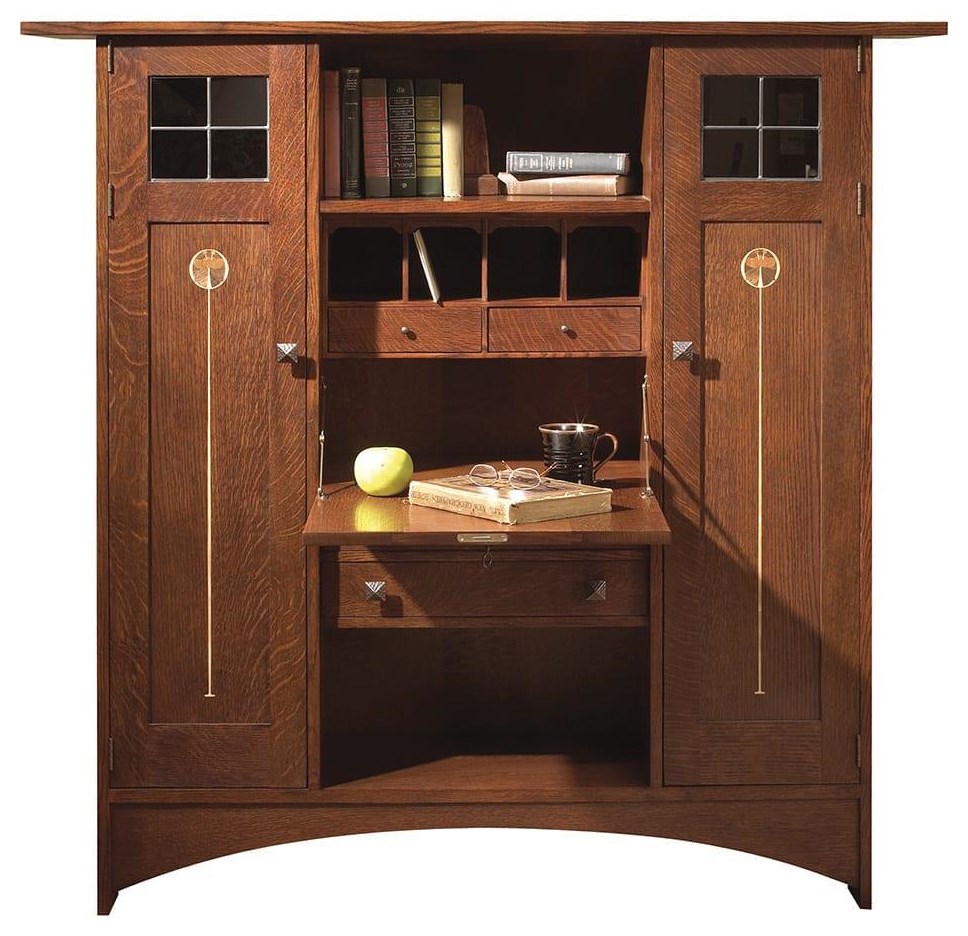 Ellis Fall-Front Bookcase