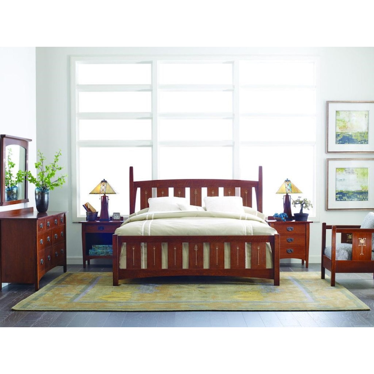 Stickley Harvey Ellis Collection Queen Bed