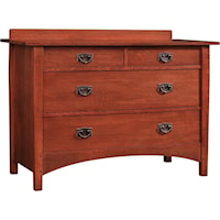 Harvey Ellis Single Dresser in Oak