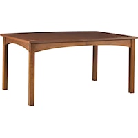 Harvey Ellis Oak Dining Table with Two Leaves