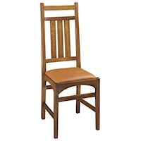 Harvey Ellis Cherry Side Chair with Inlay