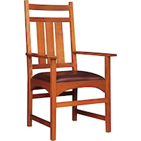 Harvey Ellis Arm Chair in Cherry