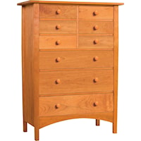 Harvey Ellis Tall Chest in Cherry