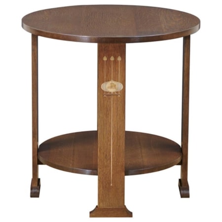 Harvey Ellis Round Lamp Table