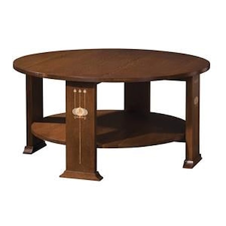 Harvey Ellis Round Cocktail Table