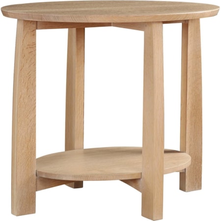 Oval End Table