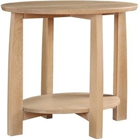 Oval End Table