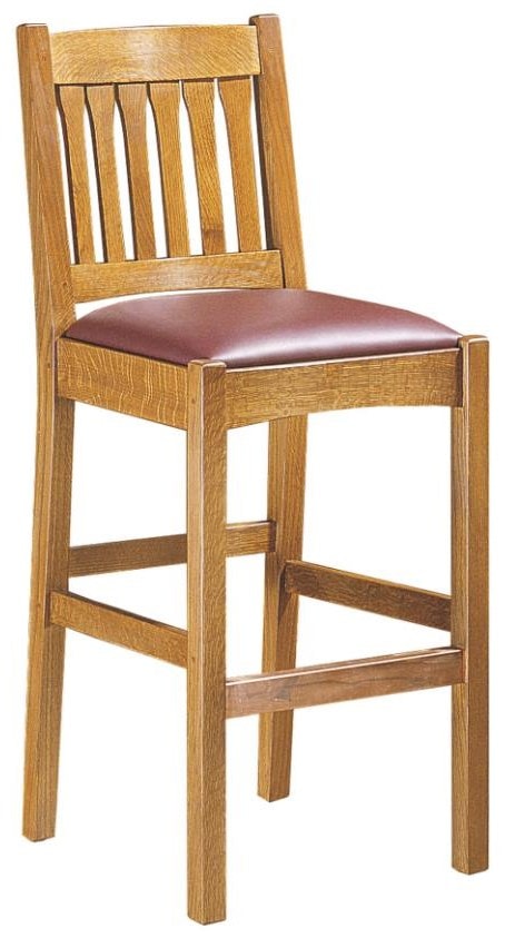 Barstool-slat Back