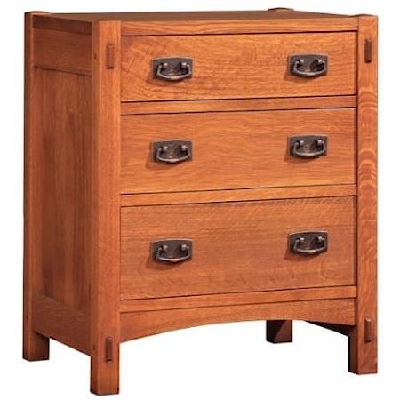 3 Drawer Nightstand