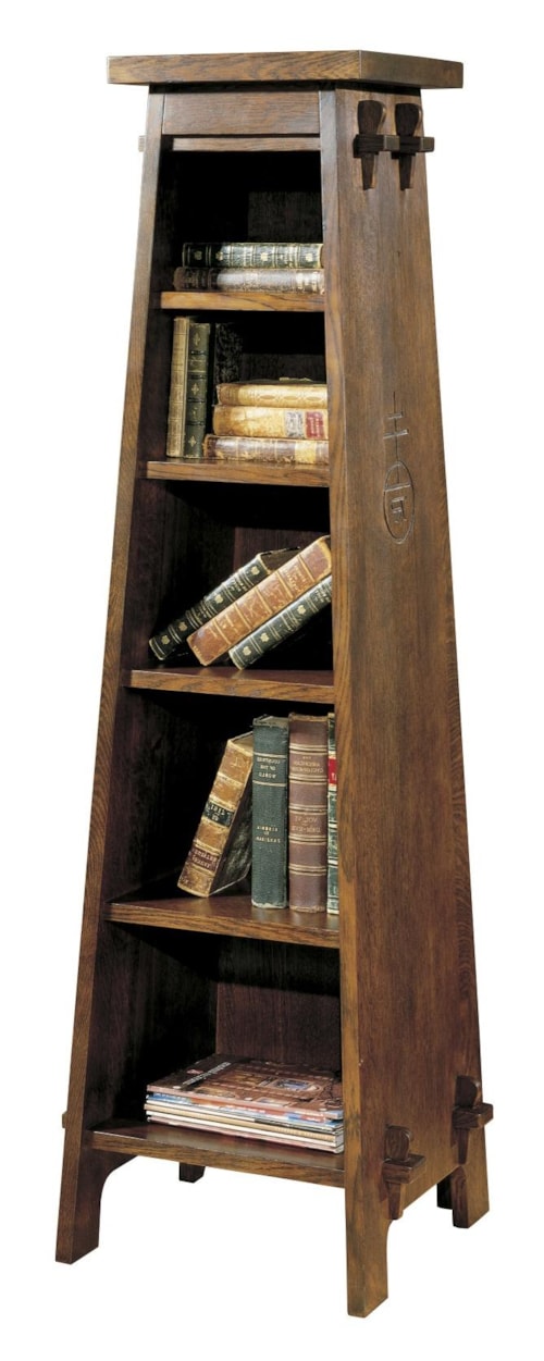 Roycroft Tiered Shelf Magazine Pedestal