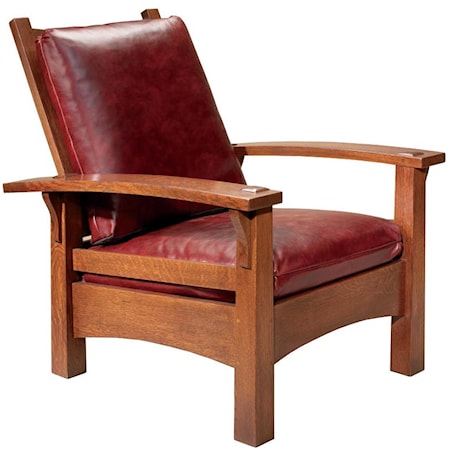 Gustav Bow Arm Morris Chair