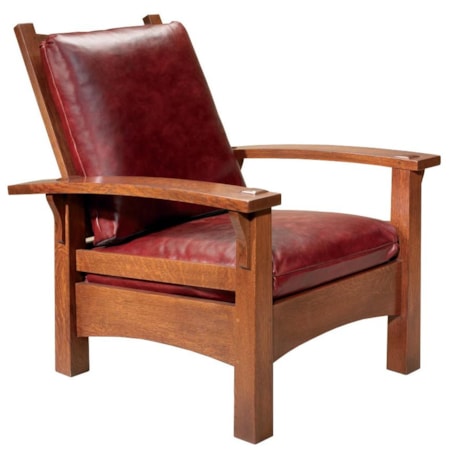 Gustav Bow Arm Morris Chair