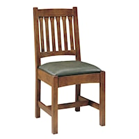 Cottage Slat Back Dining Side Chair