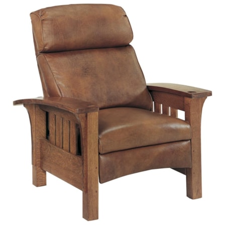 Bustle Back Bow Arm Morris Recliner