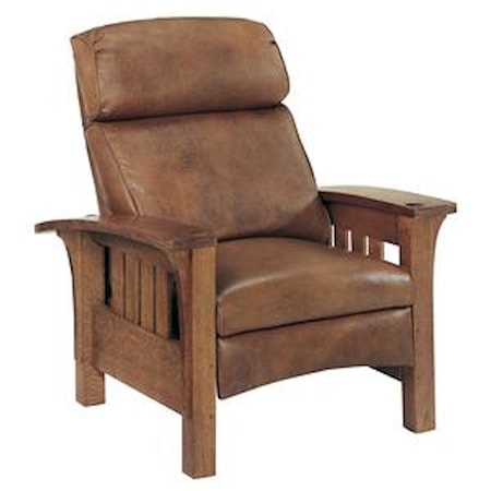 Bustle Back Bow Arm Morris Recliner 