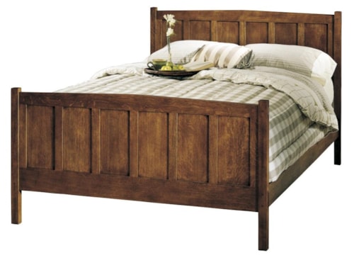 Queen Size Mission Style Panel Bed