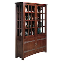 China Cabinet with Paned Glass Doors