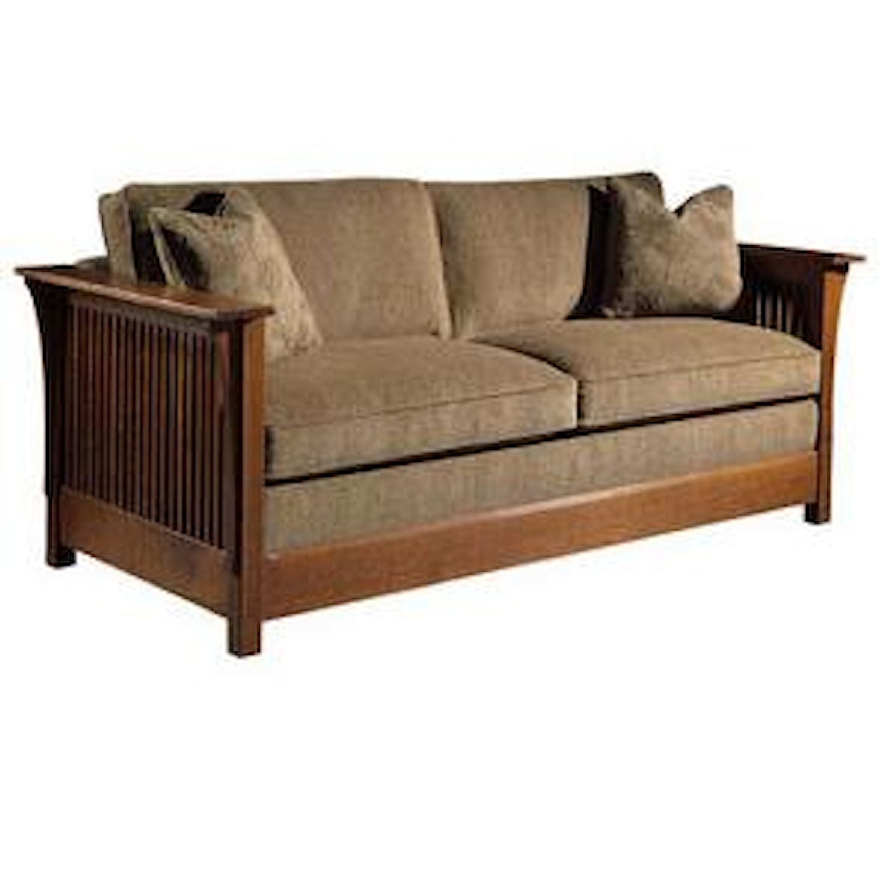 Stickley Oak Mission Classics Full Size Fayetteville Sofa Bed