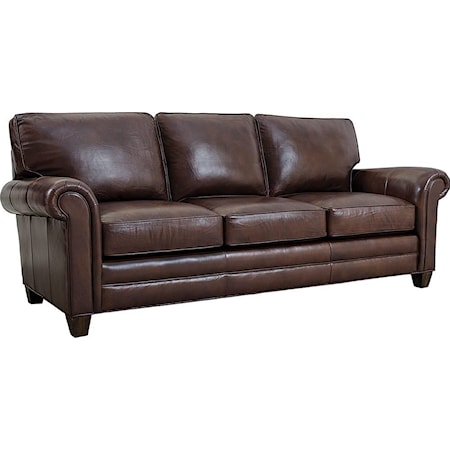 Arlington Leather Sleeper Sofa