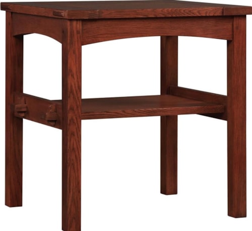 Butterfly Top End Table