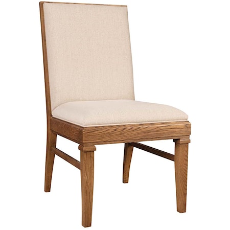 St. Lawrence Leather Side Chair