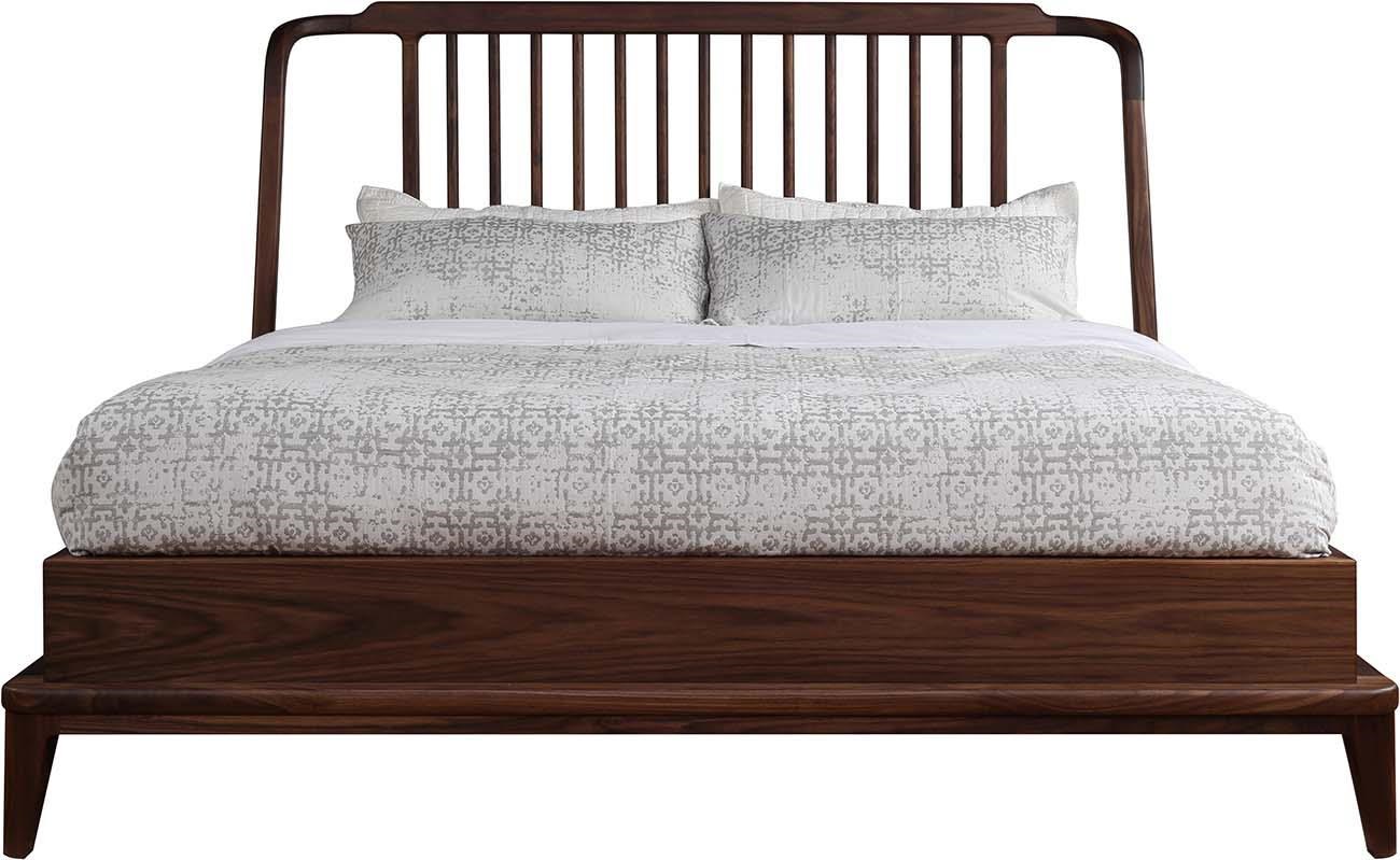Stickley Walnut Grove California King Spindle Bed