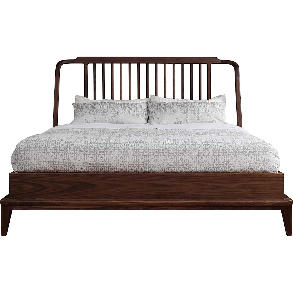 Stickley Walnut Grove California King Spindle Bed