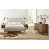 Stickley Walnut Grove Queen Crypton Fabric Upholstered Bed