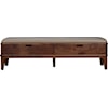 Stickley Walnut Grove Fabric Storage Bench