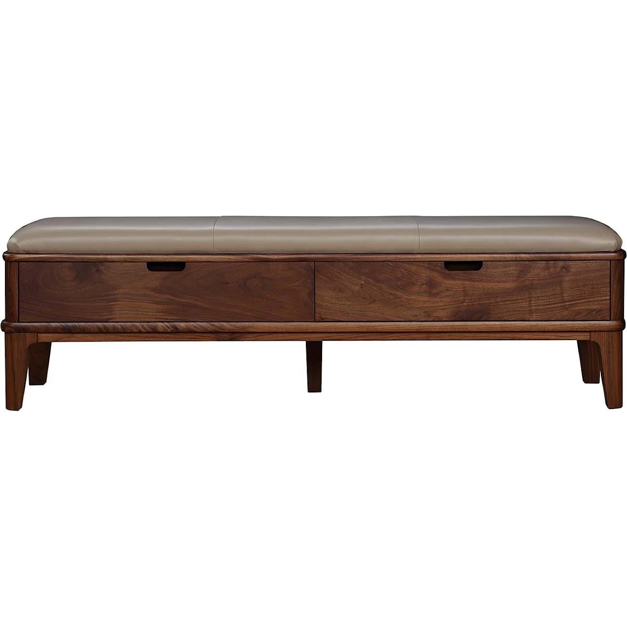 Stickley Walnut Grove Fabric Storage Bench